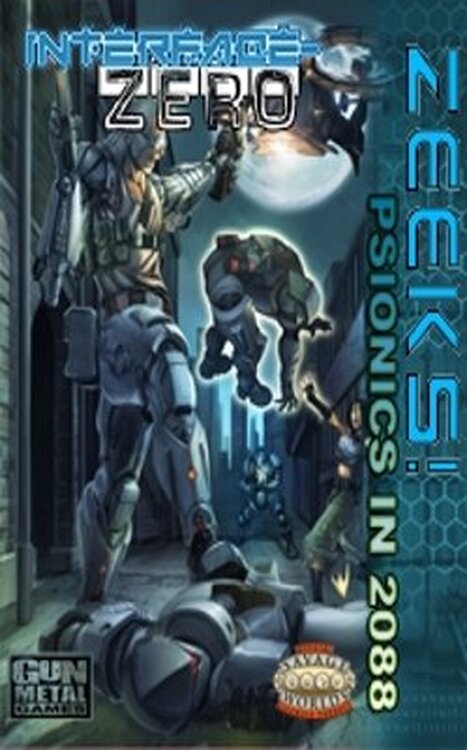 Interface Zero: Zeeks: Psionics in 2088 poster