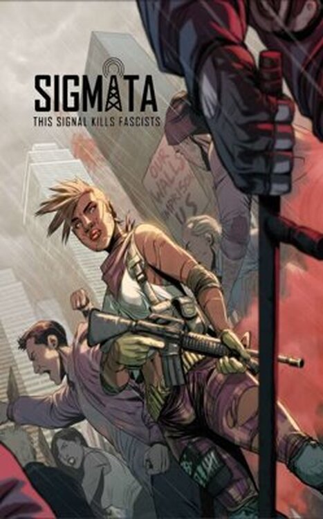 SIGMATA: This Signal Kills Fascists poster