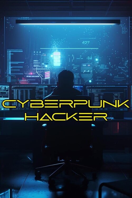 Cyberpunk Hacker poster