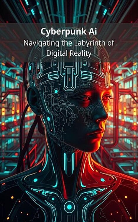 Cyberpunk Ai: Navigating the Labyrinth of Digital Reality poster